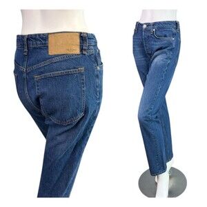 Rag & Bone Maya High Rise Slim Denim Jeans Jasper Wash Button Fly $270 Size 27
